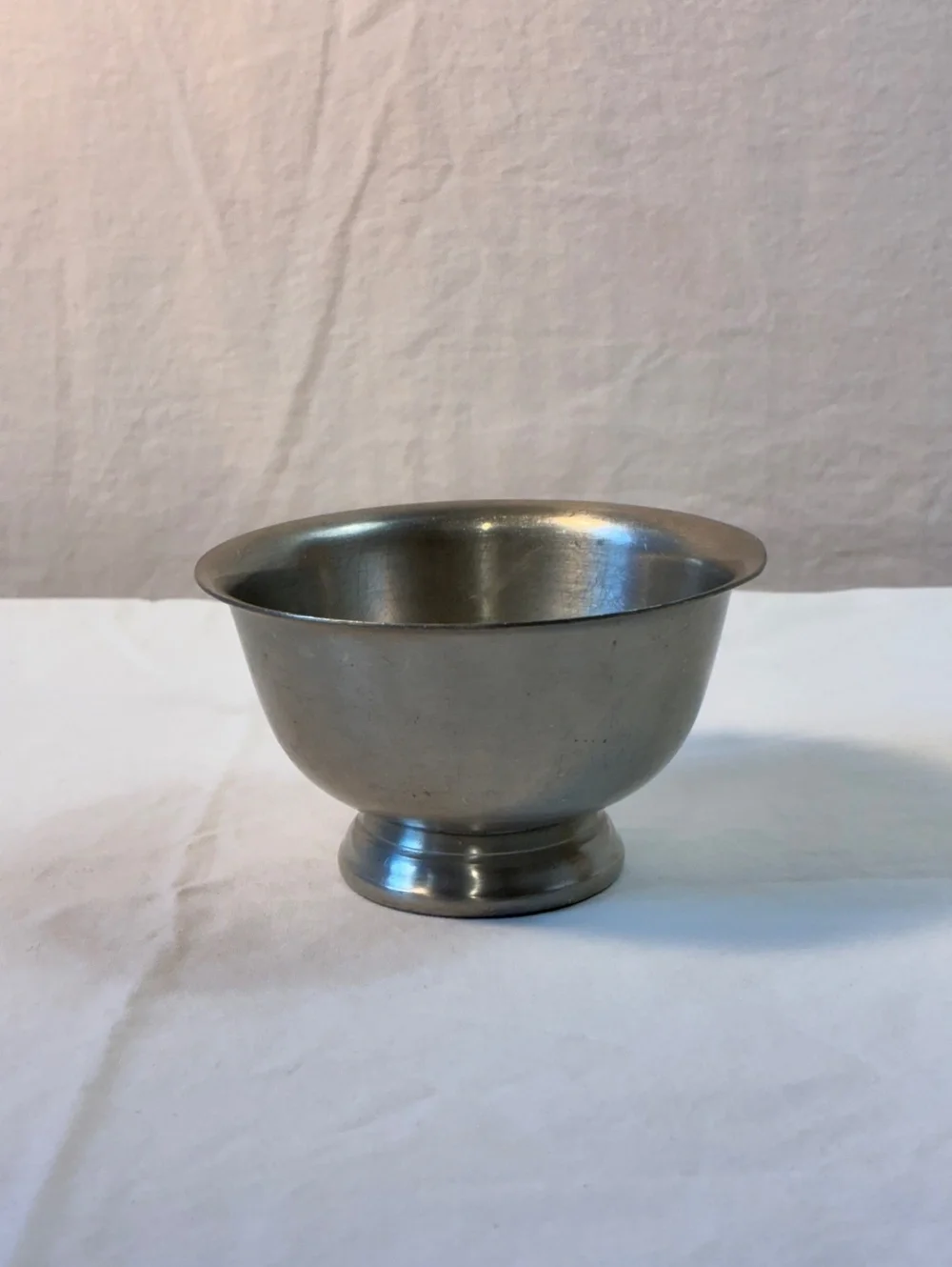 Vintage Pewter Footed Bowl